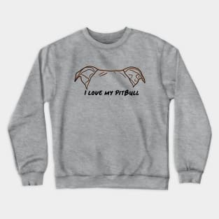 Pit Bull Love Crewneck Sweatshirt